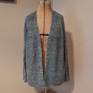 Maurices Green and Gray Knit Sweater
